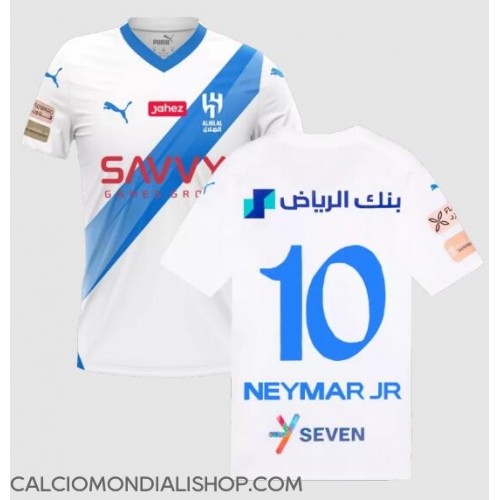 Maglie da calcio Al-Hilal Neymar Jr #10 Seconda Maglia 2023-24 Manica Corta